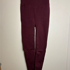 Fabletics Deep Maroon Leggings